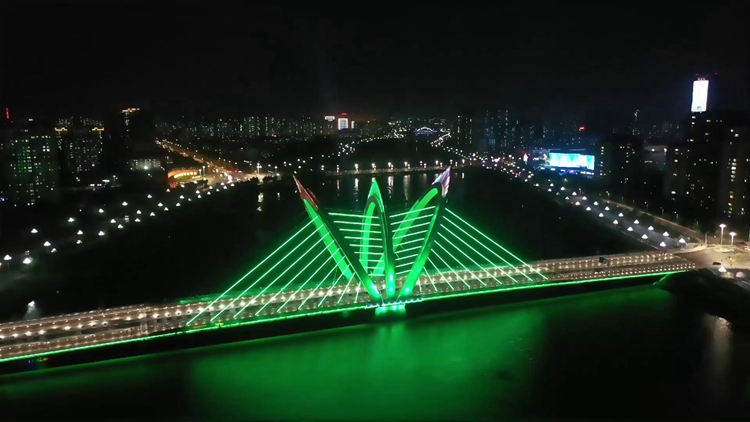 聊城又一座“网红桥”通车，夜景相当惊艳