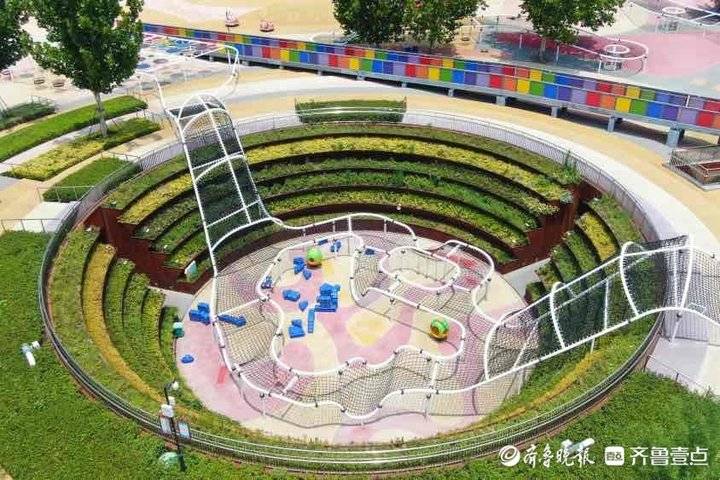 回忆＋趣味风满满！济宁首家儿童公园扮靓城市空间