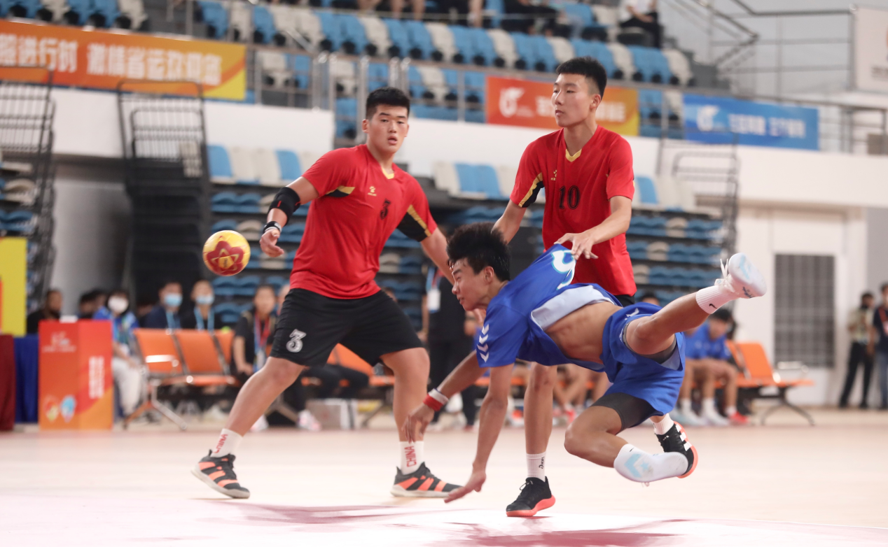 山东省第二十五届运动会手球比赛开始