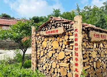 ​济南：废柴堆摇身一变成为艺术品！“柴艺”微景观，扮靓新农村
