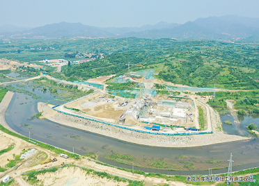 老岚水库年底前完成重力坝主体浇筑