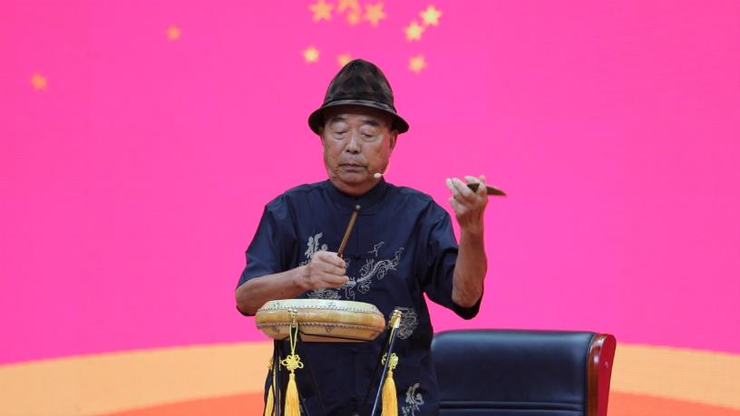 滨州市第三届中老年文化艺术节曲艺展演在阳信举办