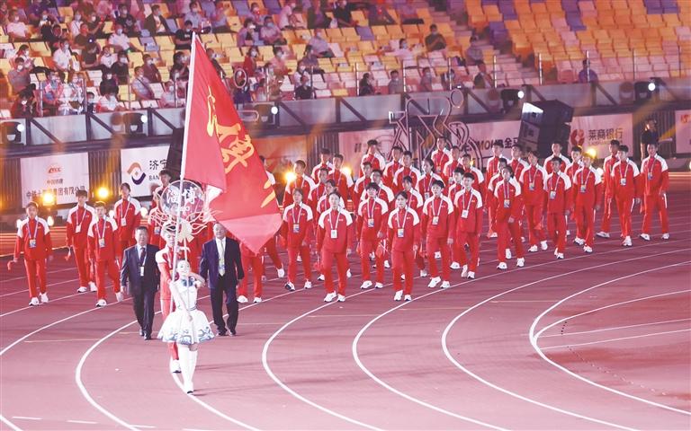 山东省第25届运动会开幕 淄博市1600余名运动员参加