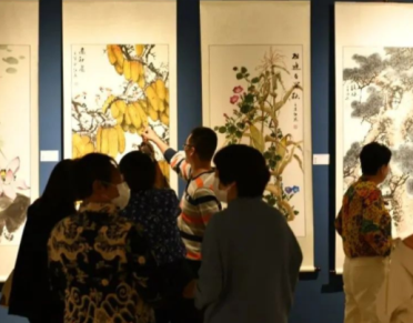 威海南海新区举办“庆国庆，喜迎二十大”美术作品展