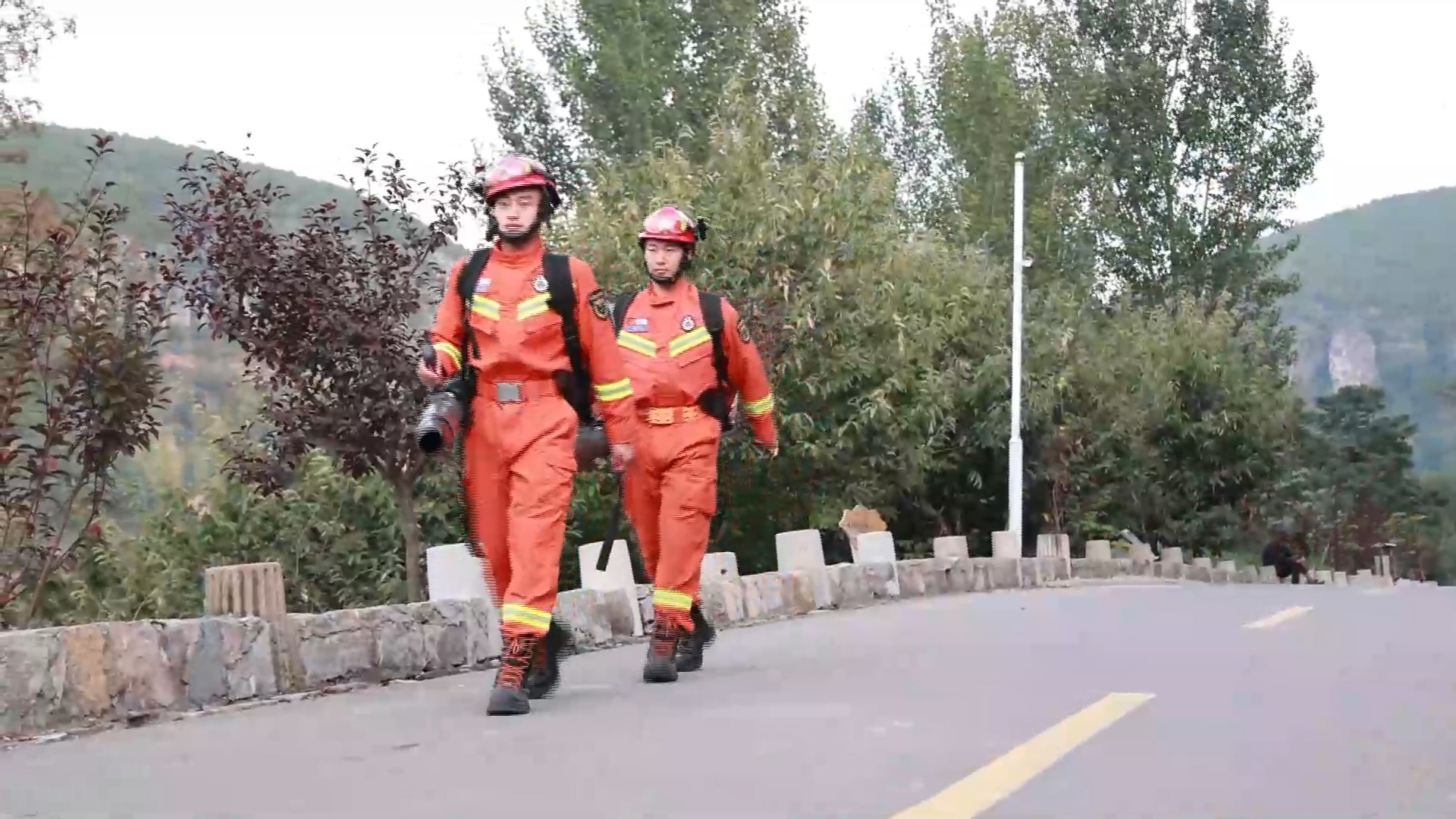 枣庄山亭消防在景区设立消防驻勤点，守护游客安全