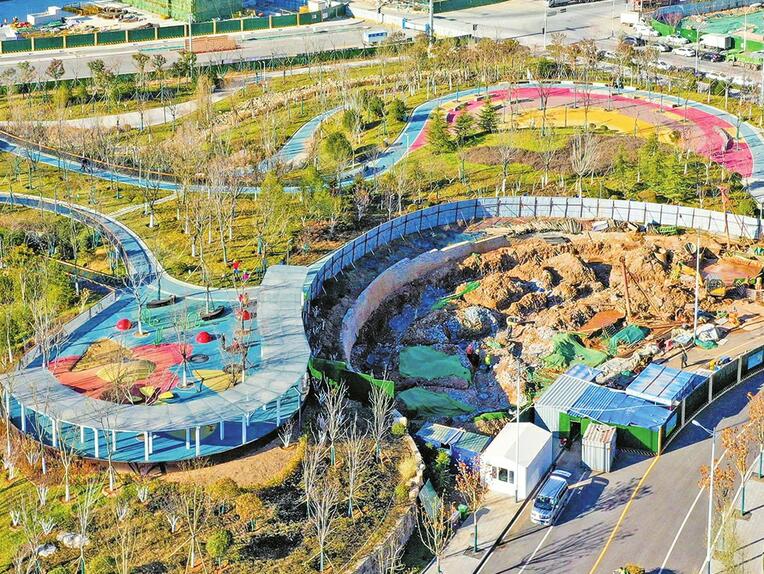  济南望岳康体公园再升级，打造923.24平方米游客服务中心   