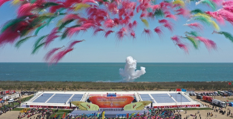 中国节庆品牌100强第二名 潍坊国际风筝会闪亮出圈