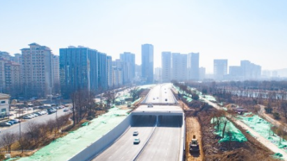 临沂滨河大道提升改造工程（一期）二标段全面复工