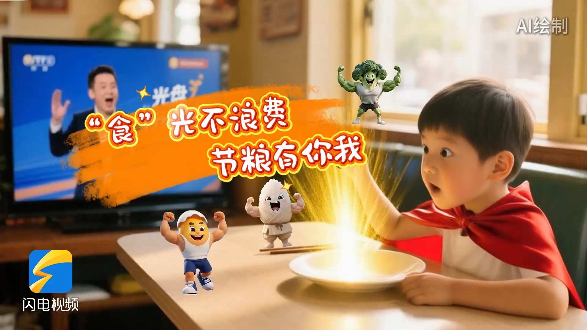 公益廣告｜“食” 光不浪費 ?節糧有你我