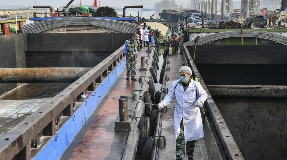 戰“疫”時刻！他們24小時守護“黃金水道” 筑起京杭運河“安全網”