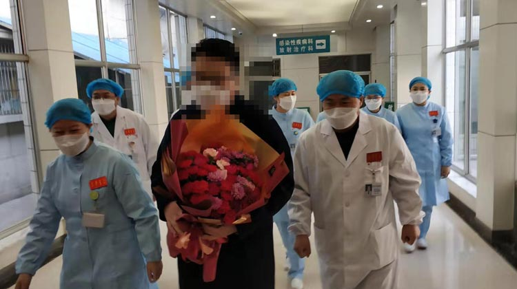 滨州市第二例新型冠状病毒感染的肺炎患者今日出院