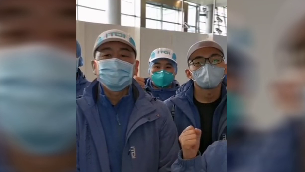 山东第八批援助湖北医疗队入驻武汉汉阳方舱医院 已收治400名轻症患者