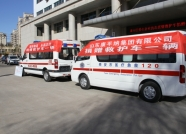 爱心捐助共克时艰 泰安三家爱心企业向医院捐赠救护车