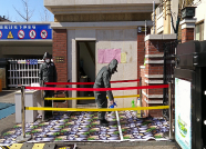50秒丨潍坊这个社区379个单元门口都有了免费消毒毯