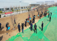 42秒丨让绿色成为城市“最美底色”！潍坊高新区组织开展义务植树活动