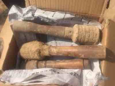 济南拆迁老房现场发现3枚手榴弹和14颗子弹
