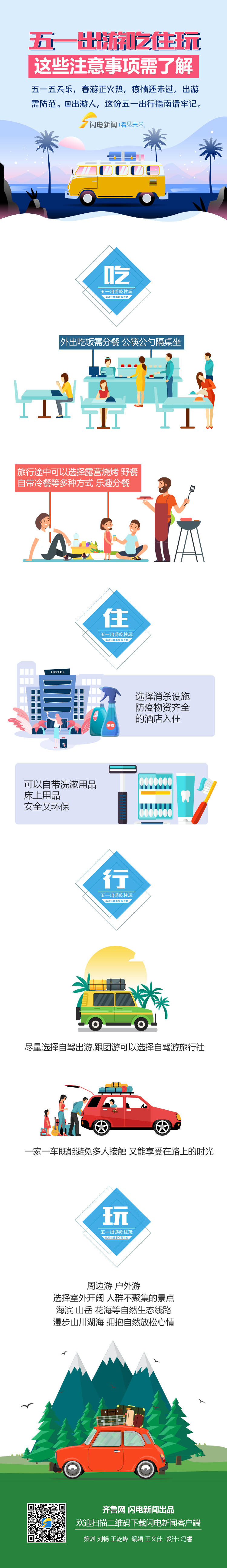 ##齐鲁图评：五一出游吃住玩 这些注意事项需了解