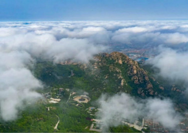 61秒丨飛上云端！換個角度看看威海榮成石島的美
