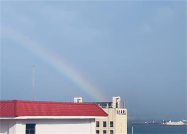 快看！威海雨后惊见彩虹，美极了