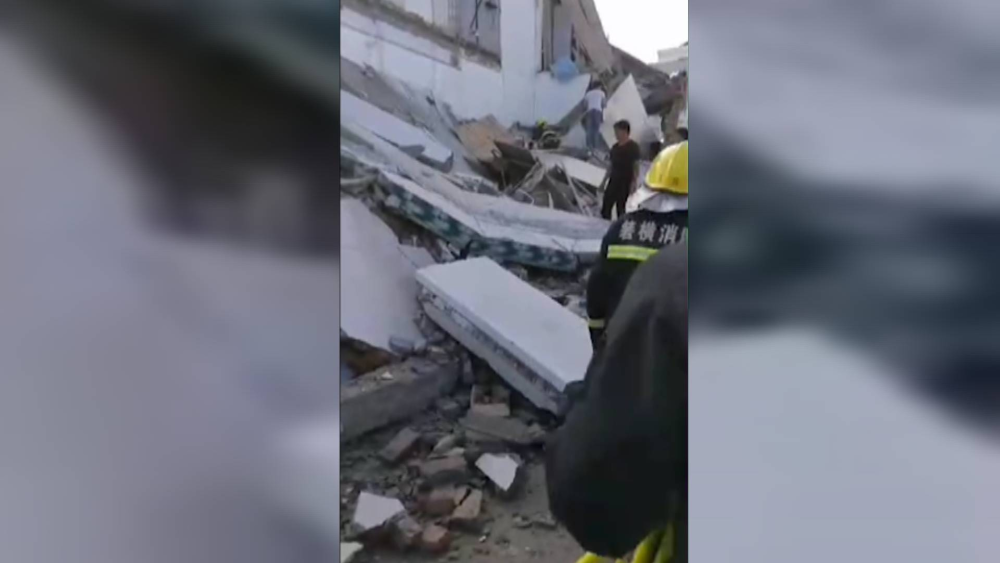 26秒丨浙江温岭一煤气瓶爆炸致房屋倒塌 造成1死3伤