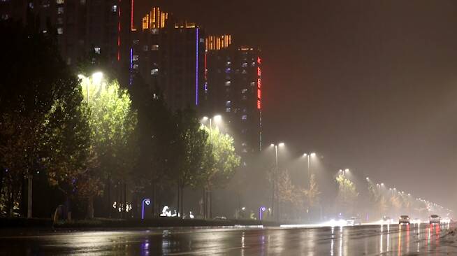36秒丨最大降水量67.5毫米！淄博迎来入冬后首场降雨