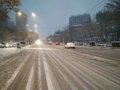 61秒丨青州降雪量达到10毫米！潍坊降雪过程预计12月29日午间结束