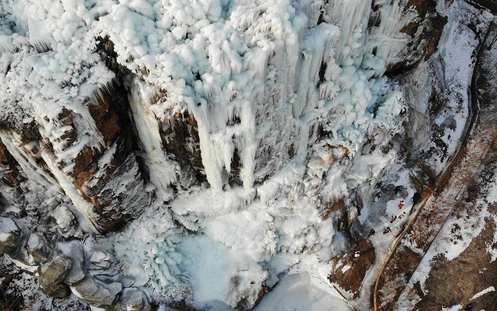 影像力 | 冰瀑、冰挂……高清组图带你领略齐风鲁韵、壮美山东