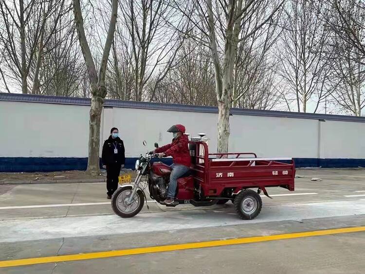 聊城首个摩托车驾驶证考试智能评判考场在临清车管所启用