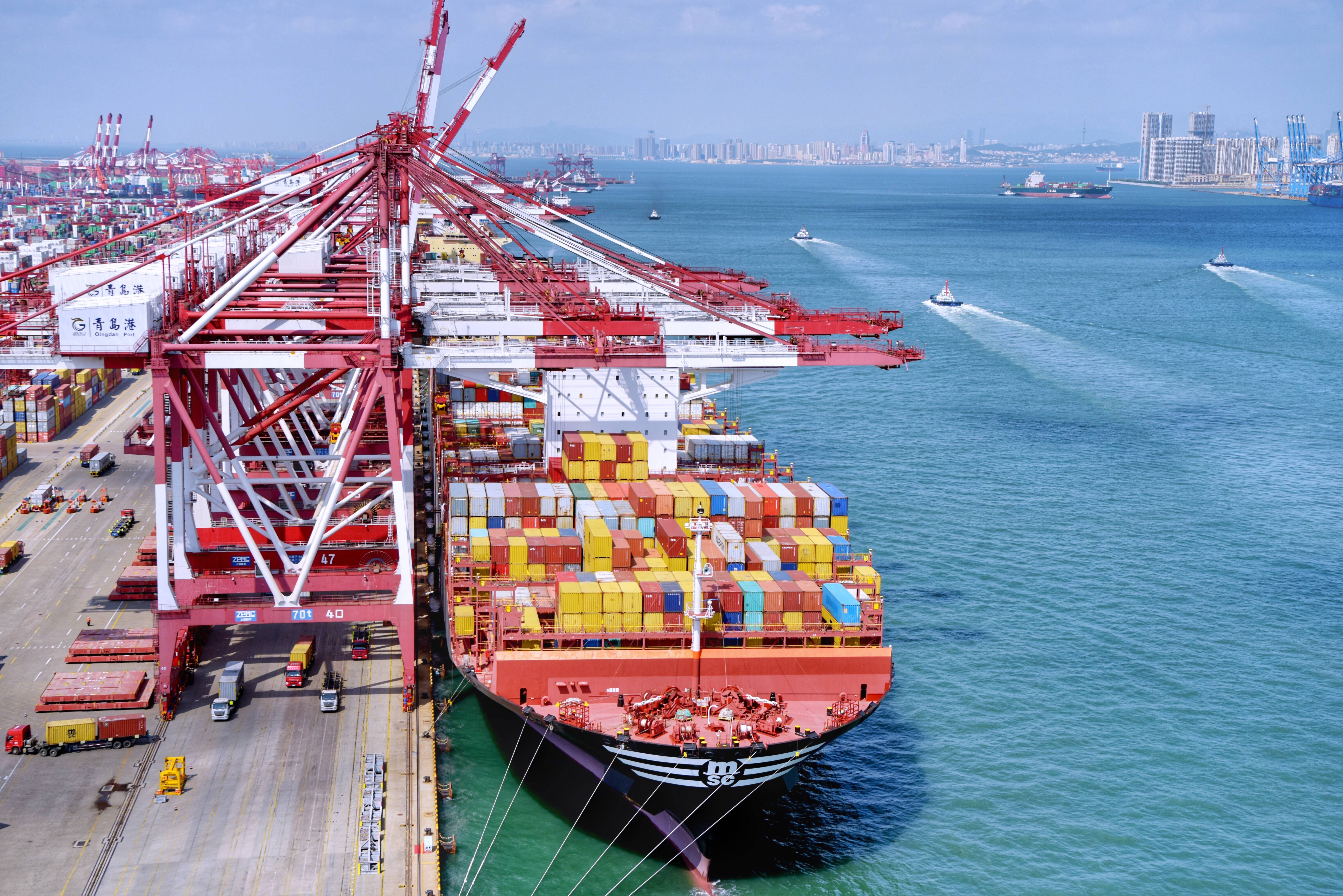 2月份山东港口完成货物和集装箱吞吐量1.15亿吨、222万标箱 同比增长均过10%