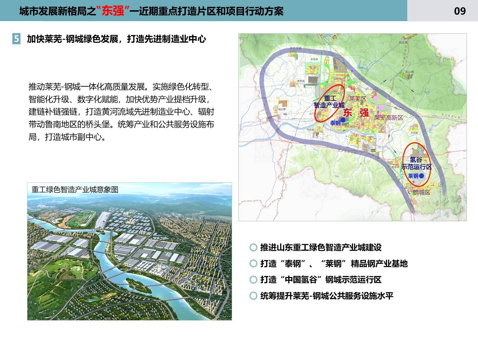 济南“东强”方案来了！加快莱芜钢城绿色发展 打造”中国氢谷“钢城示范运行区