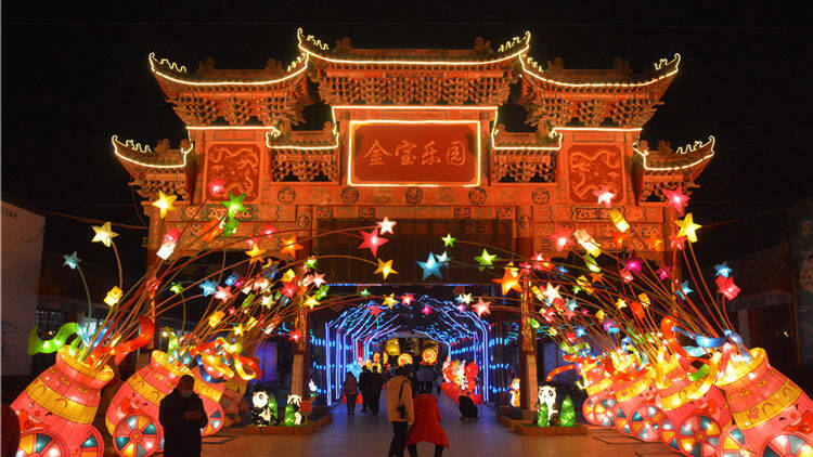 59秒丨潍坊新春“年味星夜”花灯试亮灯 正月初一到十五邀您一起共赏