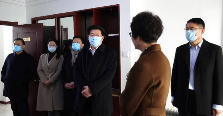 日照市委常委、宣传部部长杨留星到山东广播电视台日照记者站走访慰问