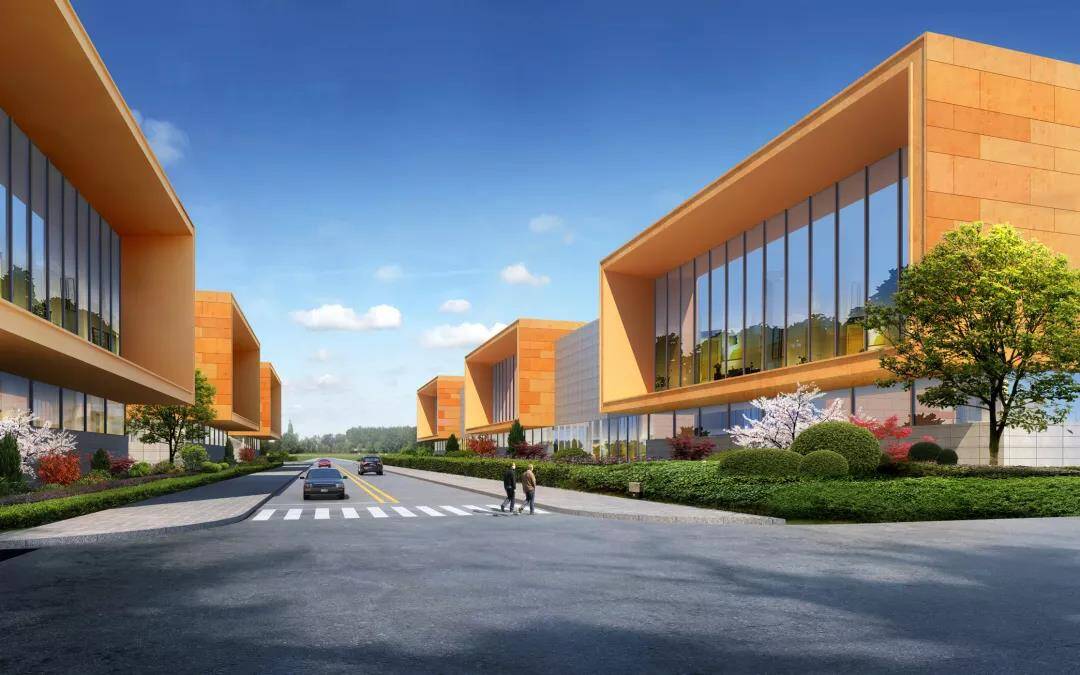 济南绿色建设国际产业园一期10万平方米标准厂房已基本完工