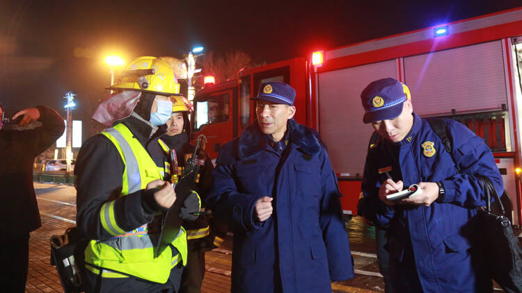 47秒｜山东省消防救援总队督导组到滨州开展多灾种实战拉动演练