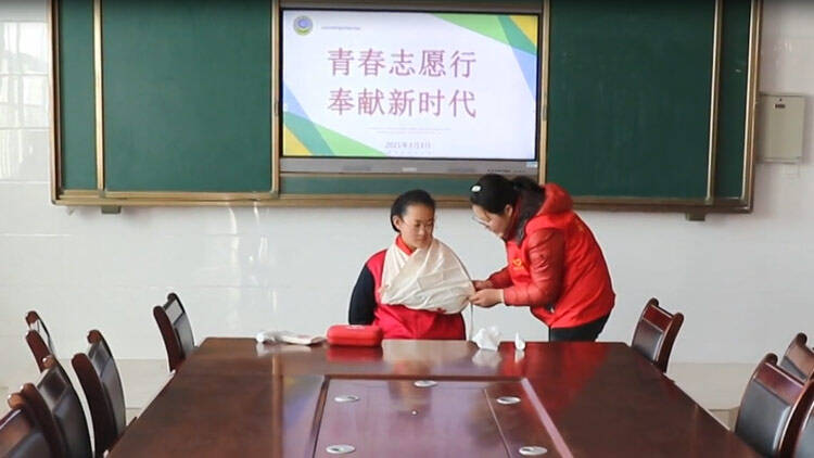 37秒丨滨州阳信：学习志愿服务精神 争做新时代好少年