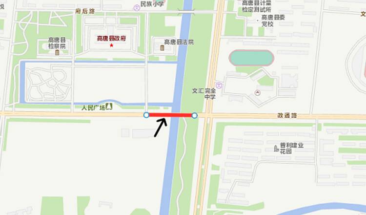 聊城高唐K1路等4条公交线路临时调整，为期3个月