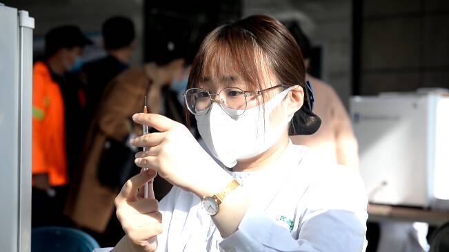 68秒丨符合条件人员“应接尽接”！新冠疫苗免费接种工作在潍坊昌乐全面启动