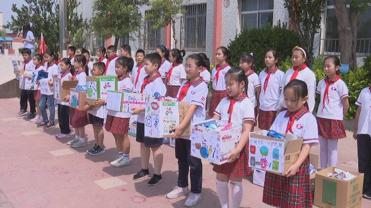 48秒｜争做环保达人 东营市38名学生获“齐鲁生态环保小卫士”称号