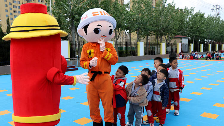 50秒｜滨州沾化：全民国家安全教育日 消防安全与你“童”行