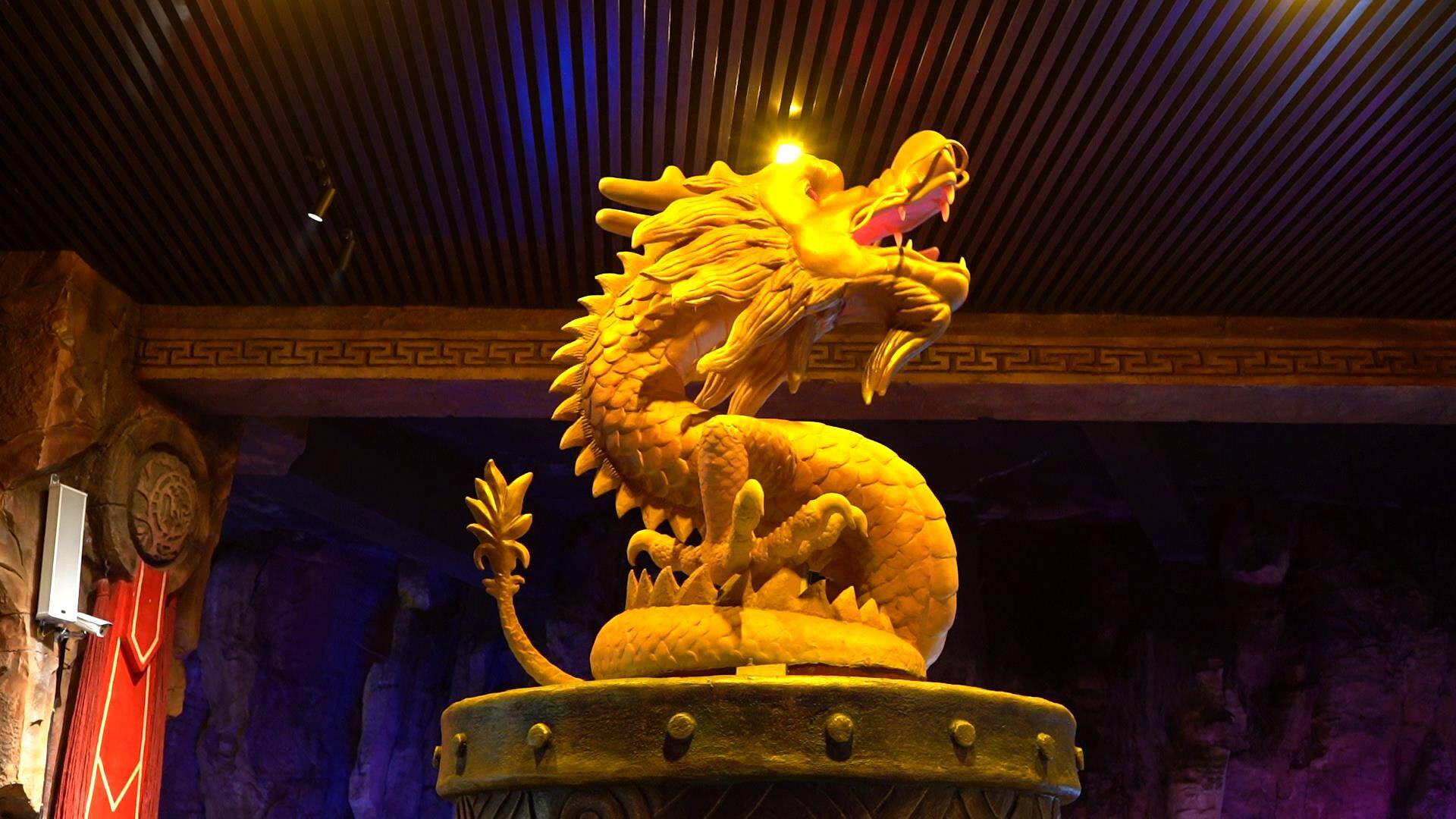 打造国内最大龙文化主题景区青铜山大峡谷龙宫正式启用