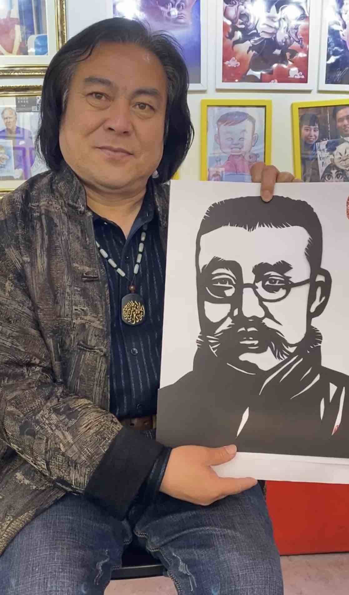 “山东剪影哥”王锋：用剪纸致敬伟大的共产党人