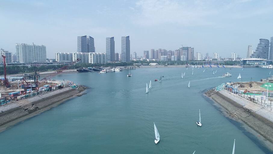 2021年全国帆船锦标赛暨东京奥运会帆船项目备战大合练在日照开幕