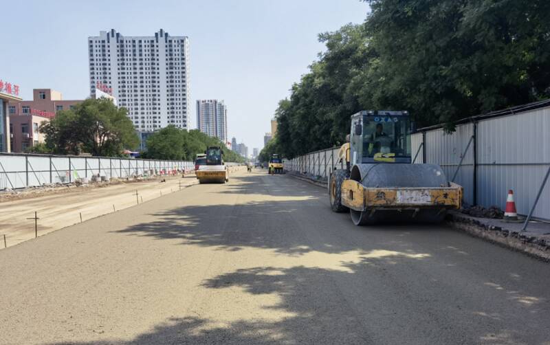 济宁古槐路交通疏解项目提前两个月完成管线施工