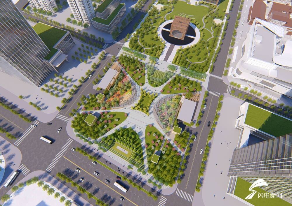 日照东港区海曲广场计划7月初对外开放