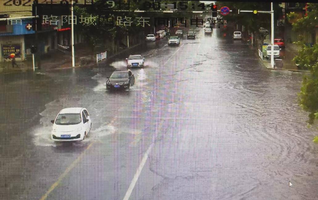 注意绕行！滨州阳信县部分路段出现积水