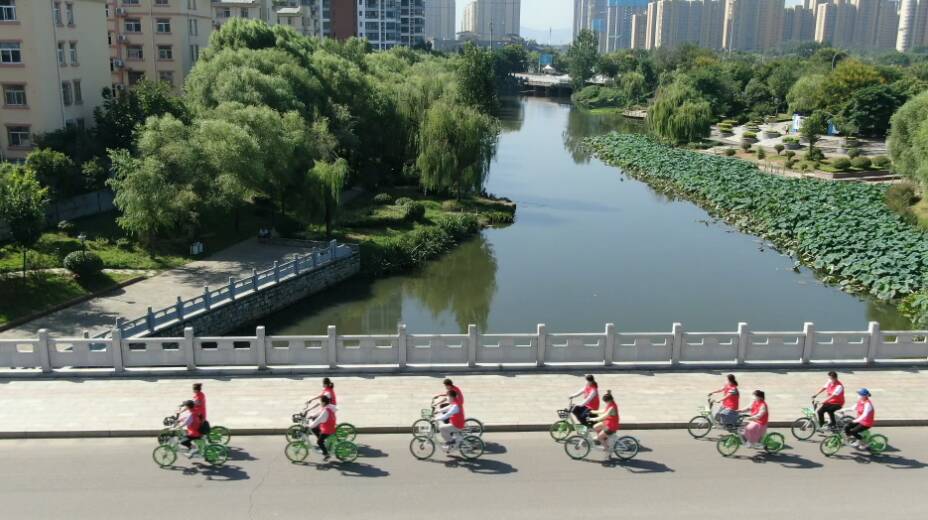 低碳生活 ，绿建未来！枣庄市中区志愿者绿色骑行成就别样风景