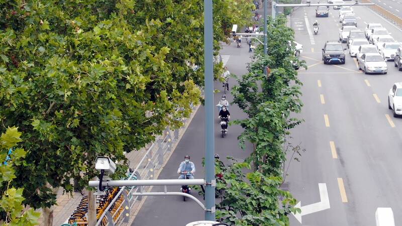 济南交警上线全市首个  “非机动车违法采集专用电警”系统 安装点位看这里