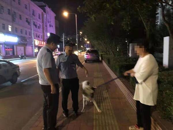 检查街头遛犬行为8起，纠正不文明养犬行为2起 济南市中公安开展突击检查