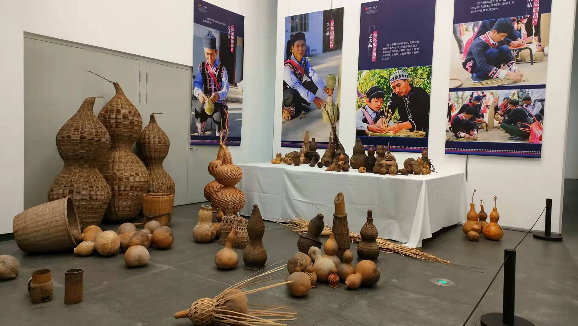 拉祜族葫芦艺术作品巡展在日照开展