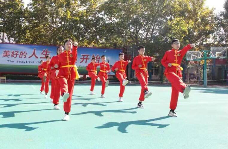 近450名中小学生参与！淄博桓台第四届阳光体育节武术比赛举行